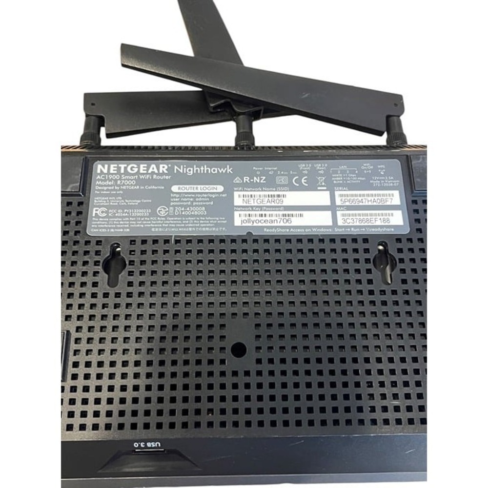 NETGEAR Nighthawk AC1900 R7000 Smart WiFi Router tested & working - Picture 7 of 9